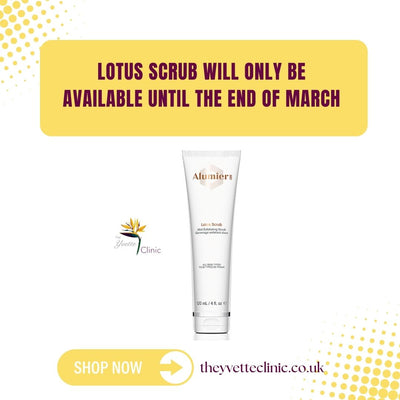 Lotus Scrub Available Until End of March!