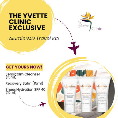 The Yvette Clinic Exclusive AlumierMD Travel Kit has arrived! ✈️