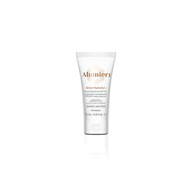 AlumierMD The Yvette Clinic Travel Kit (Sensicalm cleanser, recovery balm, sheer hydration SPF40 and travel bag)
