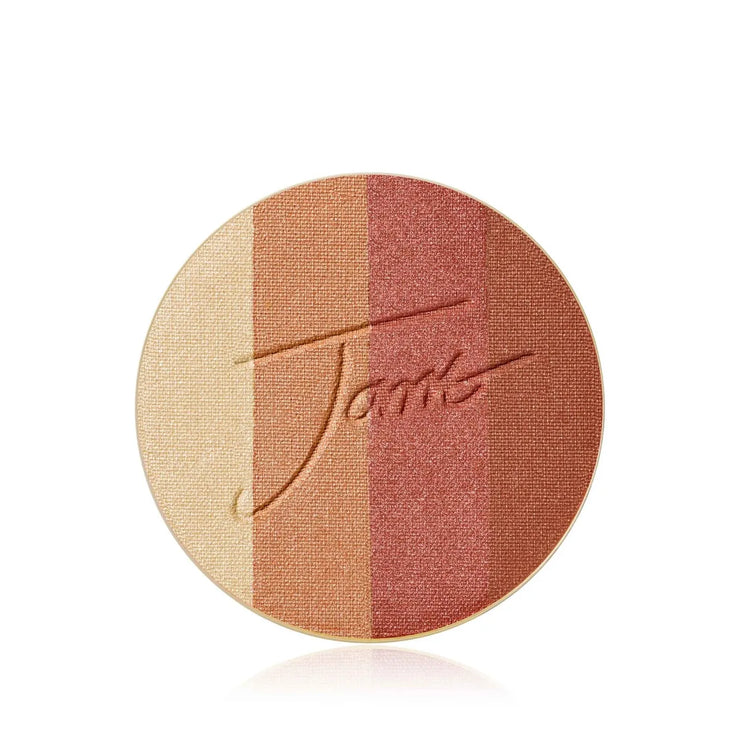 Jane Iredale shimmer dust and highlighter in Copper Dusk